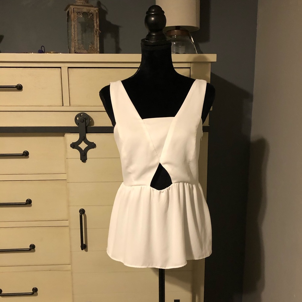 Beautiful white Zara Collection blouse